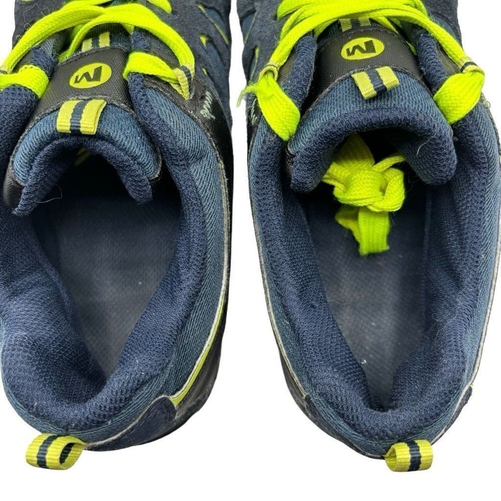 Merrell‎ Chameleon Low Waterproof Sneaker Youth Size 7 Navy/Black/Lime - Picture 8 of 9